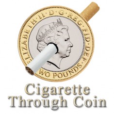 Cigarette Through Coin - £2